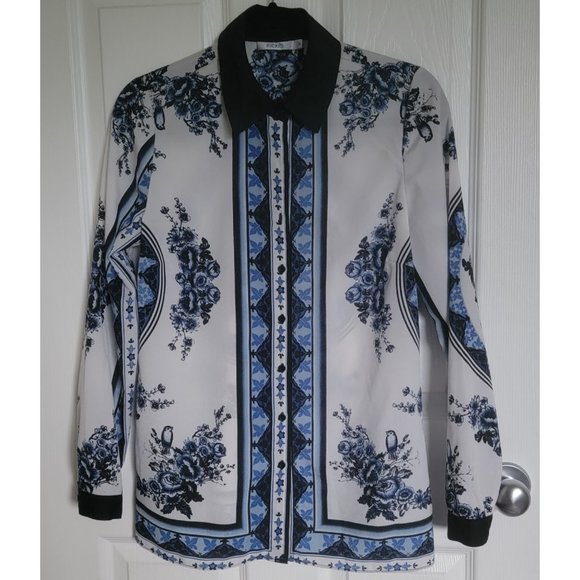 Ricki's Long Sleeve Top with Collar Size 6 - Picture 1 of 10